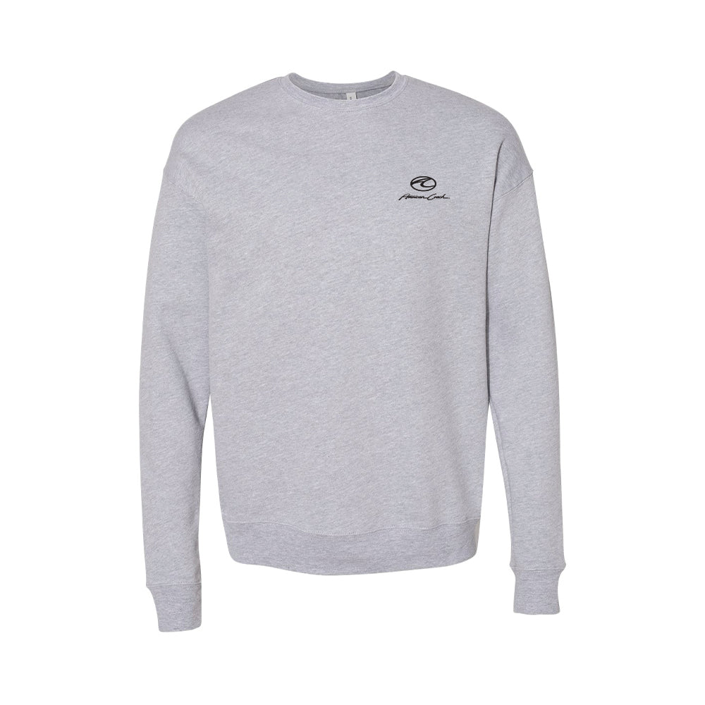 Unisex Sponge Fleece Drop Shoulder Crewneck Sweatshirt American Coach
