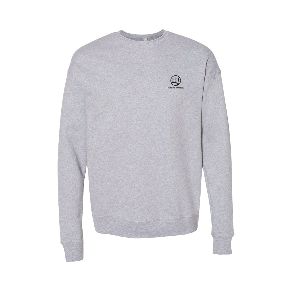 Unisex Sponge Fleece Drop Shoulder Crewneck Sweatshirt Holiday Rambler
