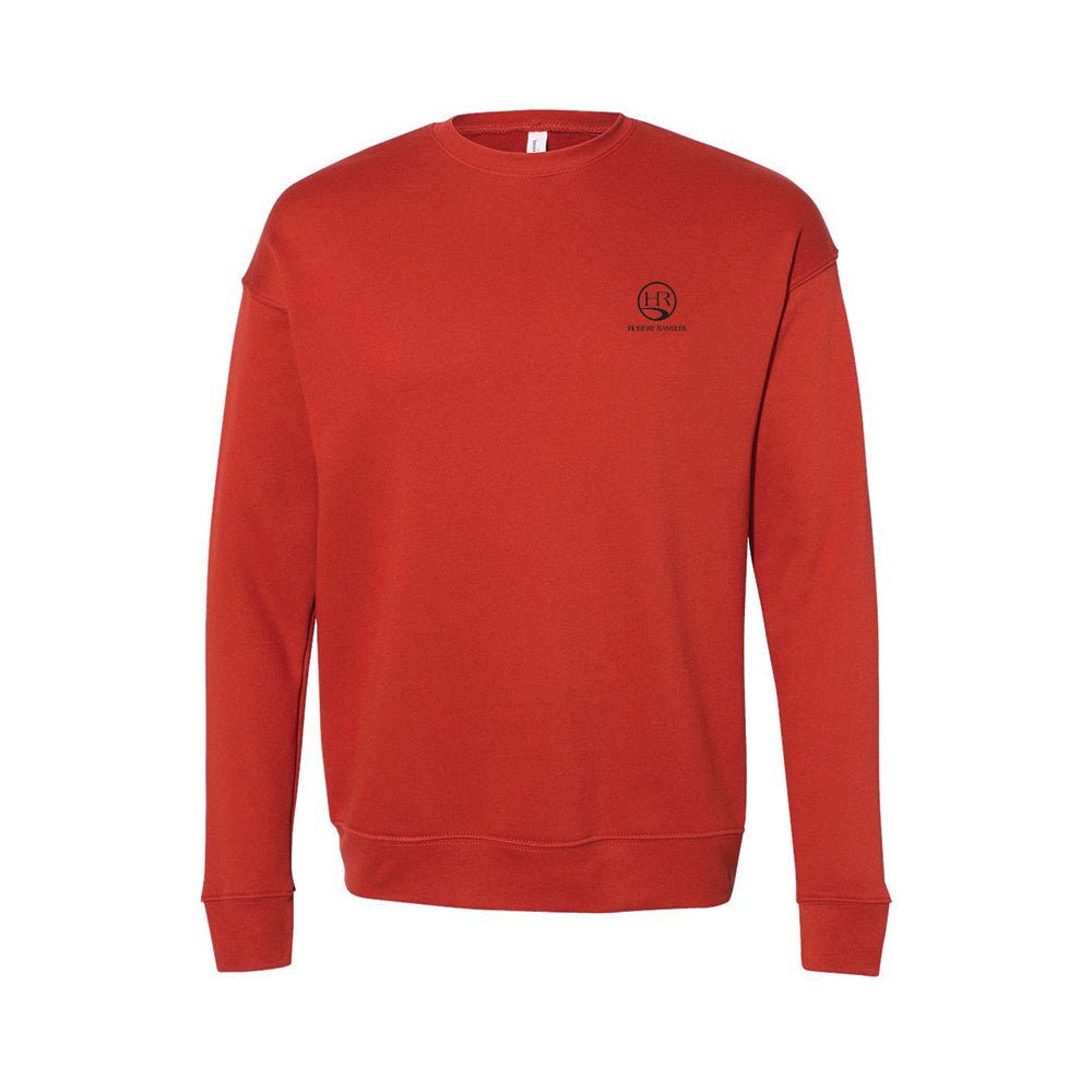 Unisex Sponge Fleece Drop Shoulder Crewneck Sweatshirt Holiday Rambler