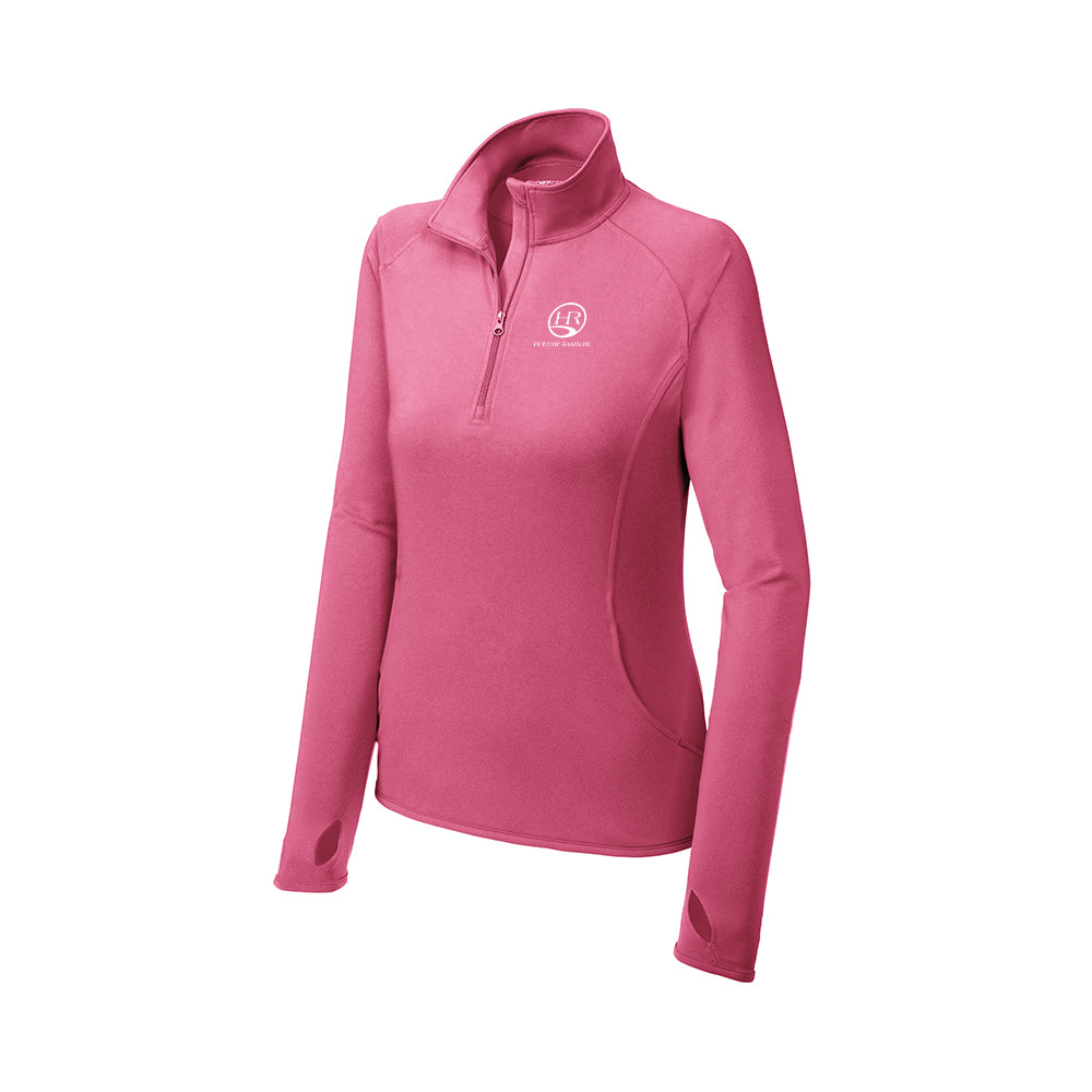 Ladies Sport-Wick Stretch 1/4-Zip Pullover Holiday Rambler