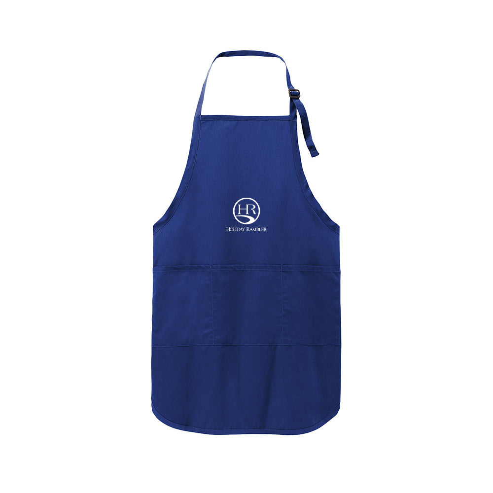 Easy Care Full-Length Apron with Stain Release Holiday Rambler