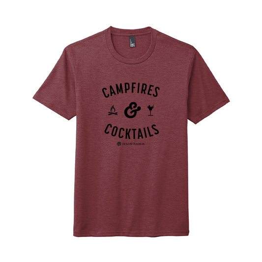 Campfires and Cocktails Tee Holiday Rambler