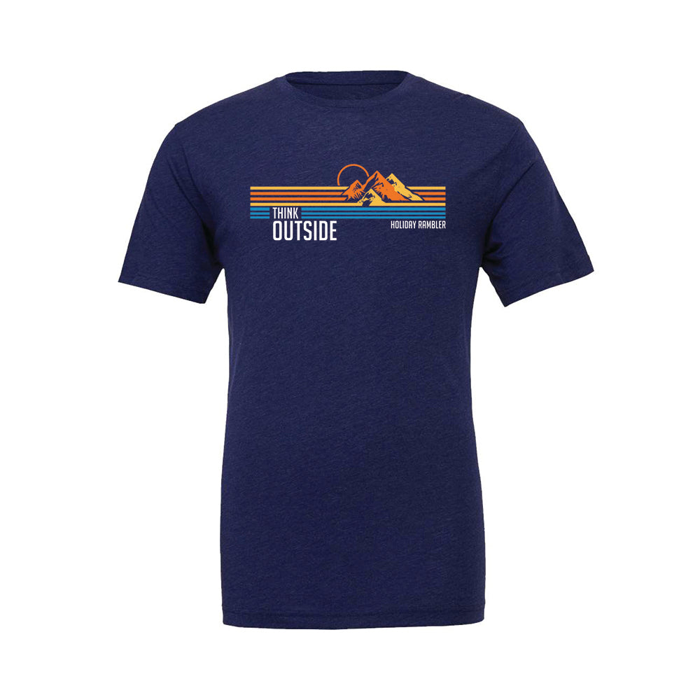 Think Outside - Unisex Triblend Tee Holiday Rambler