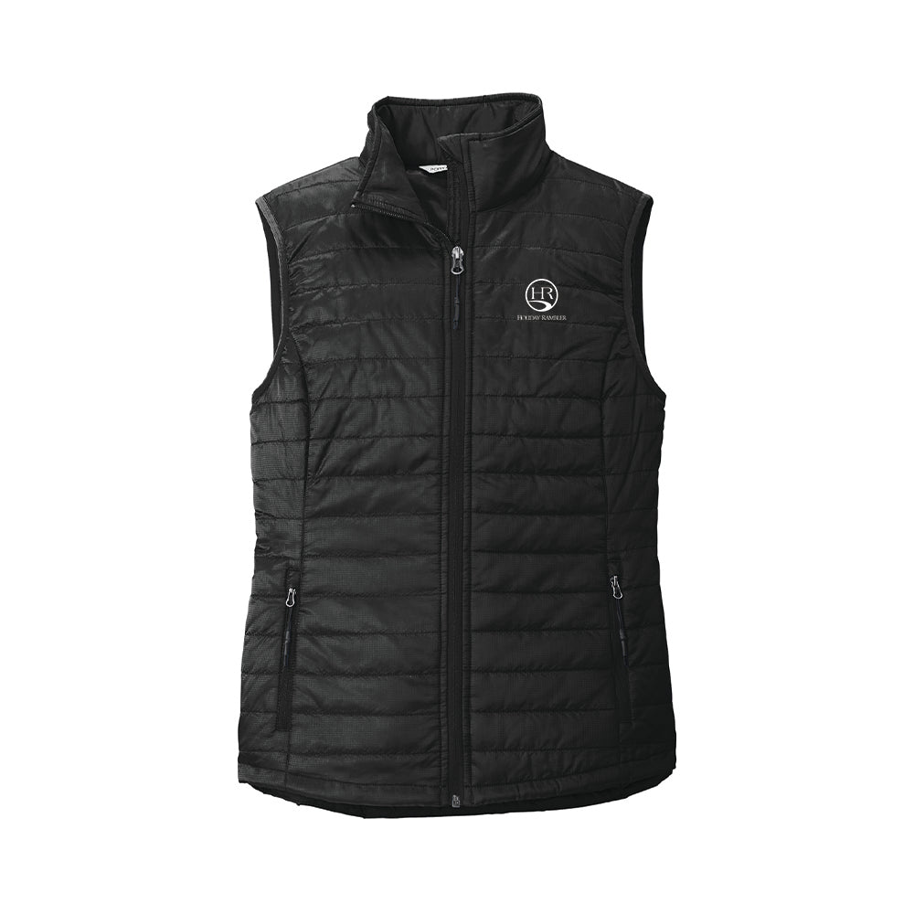 Ladies Packable Puffy Vest Holiday Rambler