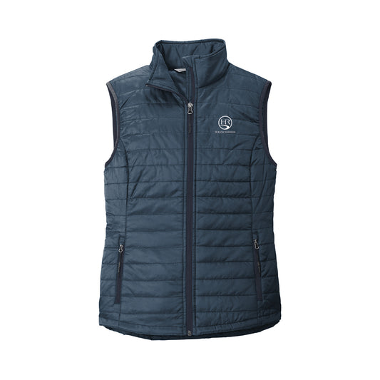 Ladies Packable Puffy Vest Holiday Rambler